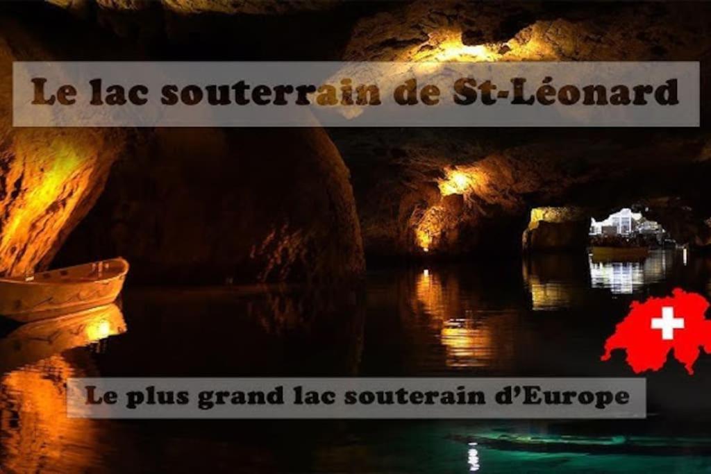 Apartmán Vitis-Au Coeur Du Vignoble Valaisan Saint-Léonard Exteriér fotografie